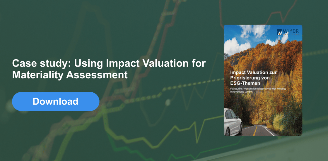 Using Impact Valuation for Materiality Assessment