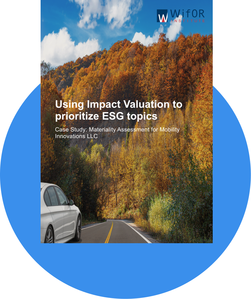 Impact Valuation to prioritize ESG topics